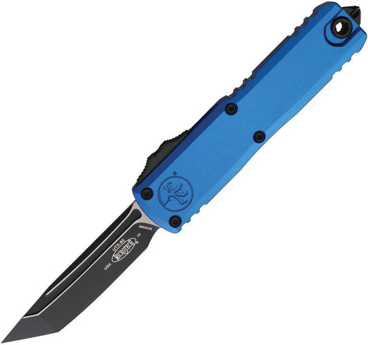 Microtech UTX 85 Gen IV Auto OTF Knife For EDC Enthusiasts Black Blade 12334 1BL by Microtech