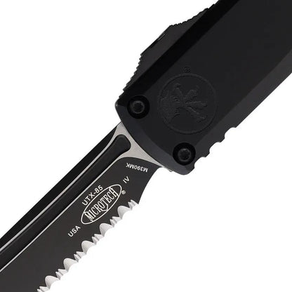 Microtech Auto UTX 85 OTF Knife Gen IV Two Tone M390 Blade Glass Breaker Aluminum Handle For Collectors by Microtech