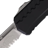 Microtech Auto Cypher II OTF Knife Elite Tactical EDC Stonewash Wharncliffe Blade Glass Breaker by Microtech