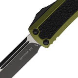 Microtech Auto Daytona SE OTF OD Knife Automatic Opening For EDC Enthusiasts With Glass Breaker And Lanyard by Microtech