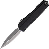 Microtech Auto Cypher II OTF Knife Automatic Opening Elite Double Edge Blade Apocalyptic Finish For Tactical Enthusiasts