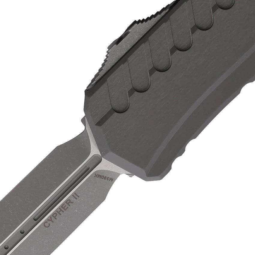 Microtech Auto Cypher II Dual Edge OTF AP Knife 124210APNC Premium Build Apocalyptic Finish Rapid Deploy For EDC Pros by Microtech