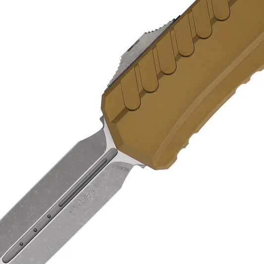 Microtech Auto Cypher II OTF DE Dagger Glassbreaker EDC by Microtech