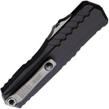Microtech Auto Cypher II OTF Knife Automatic Opening Elite Double Edge Blade Apocalyptic Finish For Tactical Enthusiasts by Microtech