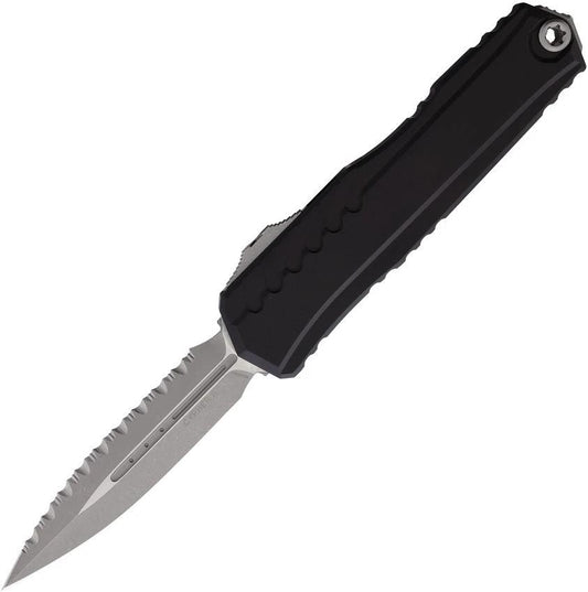 Microtech Cypher II D E Auto OTF Knife With Apocalyptic M390 Blade For Collectors by Microtech