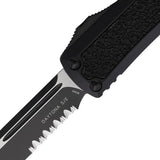 Microtech Daytona Auto OTF Knife Premium Partially Serrated Two Tone Blade Glass Breaker For EDC Enthusiasts by Microtech