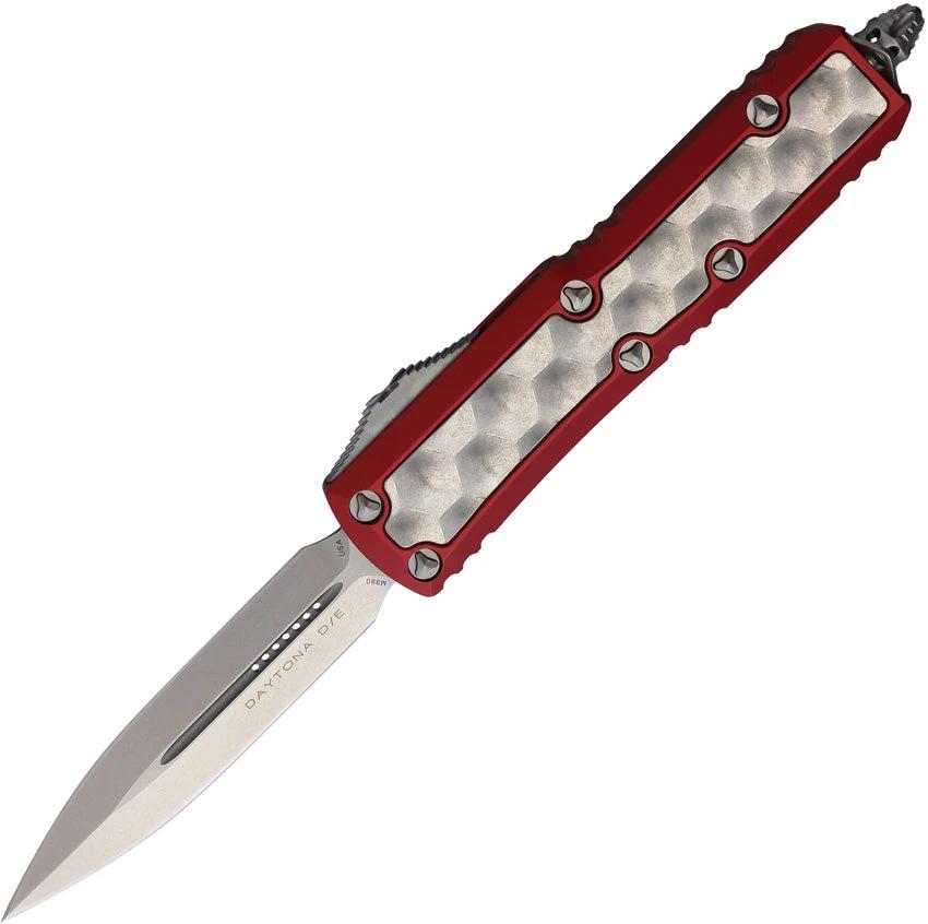 Microtech UTX85 Daytona Auto OTF Knife With M390 Double Edge Dagger Blade For Tactical Enthusiasts