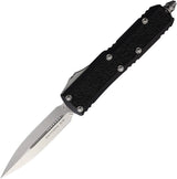 Microtech Auto Daytona DE OTF Knife Black SW Dagger Blade With Glass Breaker For Tactical EDC Enthusiasts