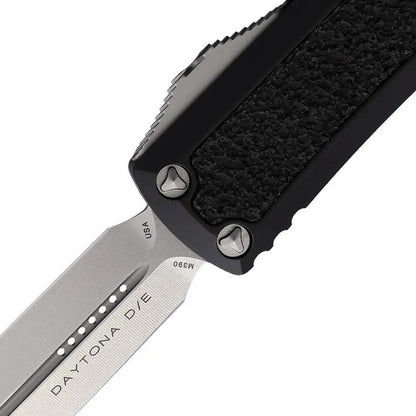 Microtech Auto Daytona DE OTF Knife Black SW Dagger Blade With Glass Breaker For Tactical EDC Enthusiasts by Microtech