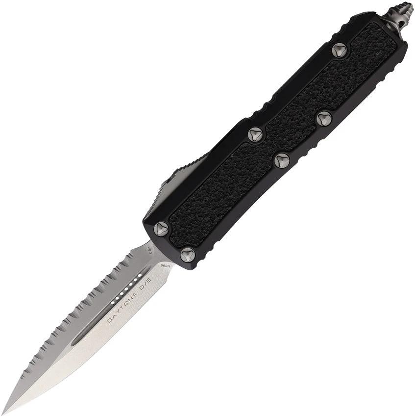Microtech Auto Daytona DE OTF Knife Automatic Opening Serrated Blade Glass Breaker For EDC Enthusiasts by Microtech