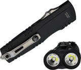 Microtech Auto Luminary OTF Knife and SureFire Stiletto Pro II Flashlight Set High Lumen 1500 For Tactical EDC by Microtech