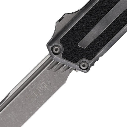 Microtech Scarab II OTF Auto Knife Premium For Tactical Enthusiasts With Bohler M390 Blade Glass Breaker by Microtech