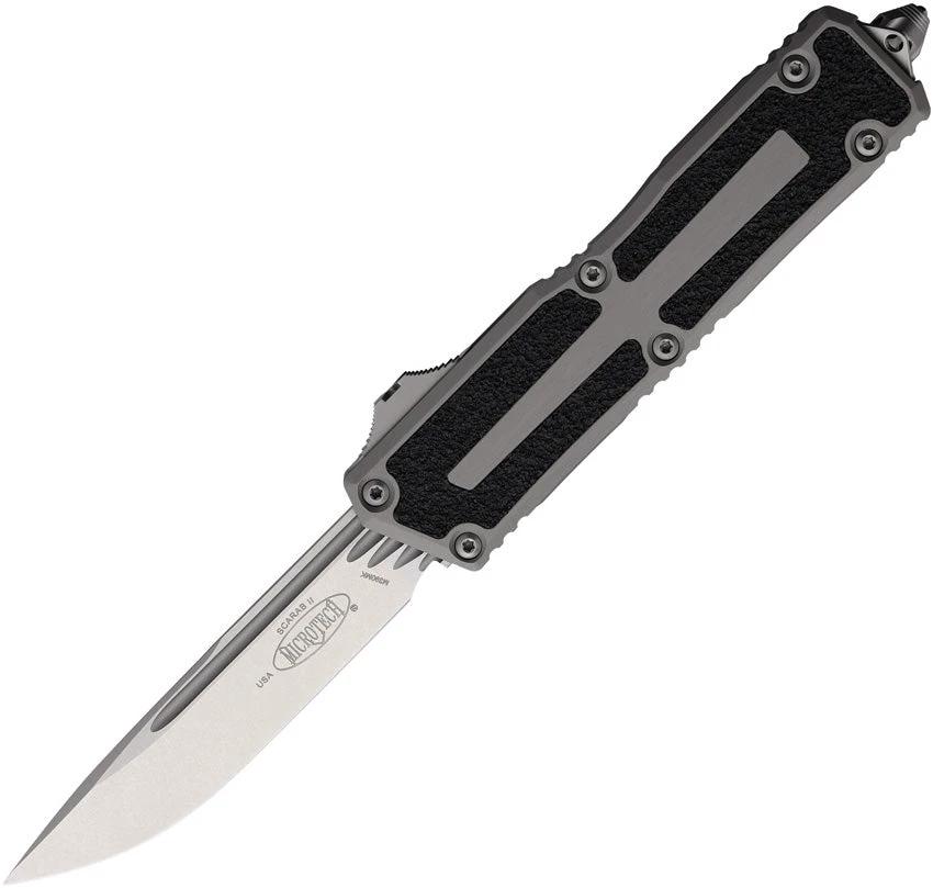 Microtech Scarab II Auto OTF Knife Gen III With M390MK Blade For Tactical EDC Enthusiasts by Microtech