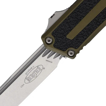Microtech Scarab II Auto OTF Knife Gen III 1278-10OD Glass Breaker M390 Blade For Tactical Enthusiasts by Microtech