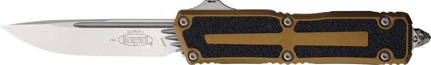 Microtech Auto Scarab II OTF Knife Auto Opening Precision Blade M390 For EDC Enthusiasts by Microtech
