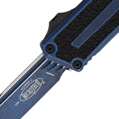 Microtech Auto Scarab II OTF Gen III Knife With Automatic Opening Aluminum Handle And M390MK Blade For Collectors by Microtech