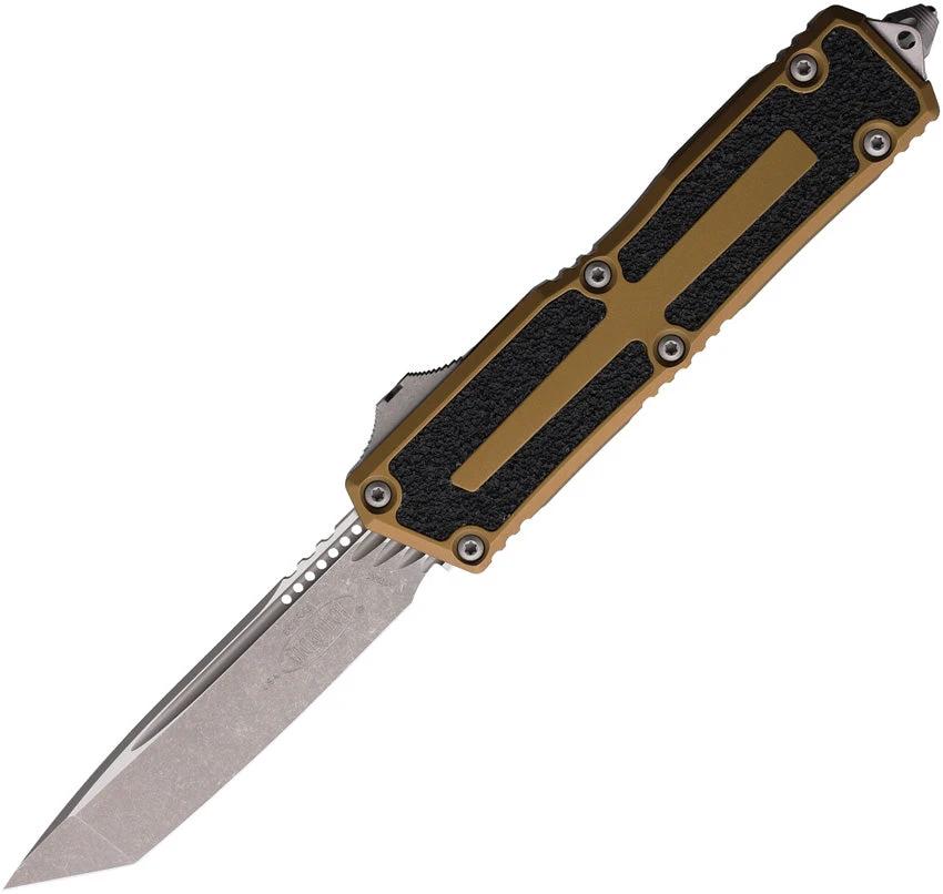 Microtech Auto Scarab II OTF Gen III 1279 10APTA With M390MK Blade Glass Breaker For Tactical Enthusiasts by Microtech