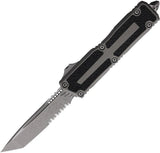 Microtech Auto Scarab II OTF Knife Automatic Opening M390 Blade Apocalyptic Finish Glass Breaker EDC Tactical by Microtech