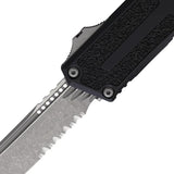 Microtech Auto Scarab II OTF Knife Gen III 1279 11AP With Apocalyptic Finish Glass Breaker For Tactical Enthusiasts by Microtech