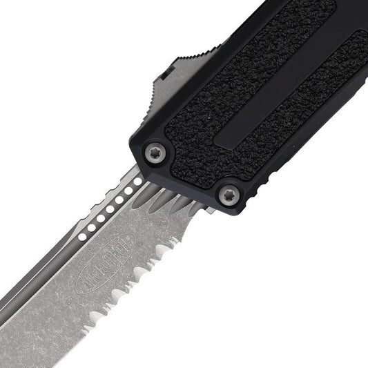 Microtech Auto Scarab II OTF Knife Gen III 1279 11AP With Apocalyptic Finish Glass Breaker For Tactical Enthusiasts by Microtech