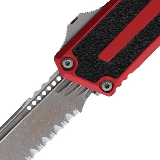 Microtech Auto Scarab II OTF Knife Gen III 1279 12APRD For Tactical Enthusiasts With Apocalyptic Finish M390 Blade by Microtech