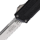 Microtech Auto Scarab II OTF Knife Gen III 1279-12 M390 Blade Black Aluminum Handle Glass Breaker EDC for Professionals by Microtech