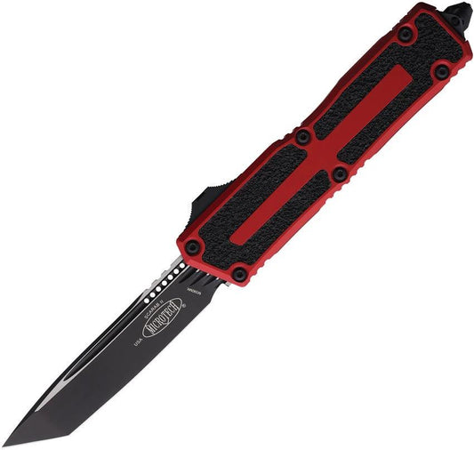 Microtech Auto Scarab II OTF EDC Knife Gen III 1279 1RD Red Handle M390 Glass Breaker For EDC Enthusiasts