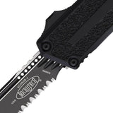 Microtech Auto Scarab II OTF Knife Premium Automatic EDC Tool With Glass Breaker Serrated Tanto by Microtech