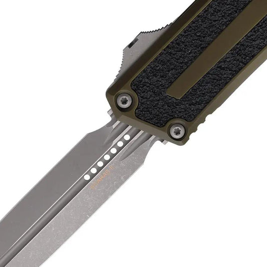 Microtech Scarab II OTF Auto Knife Gen III 1280 10APOD Premium Dagger Blade Glass Breaker For EDC Enthusiasts by Microtech