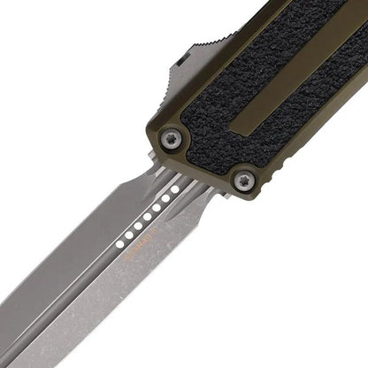 Microtech Scarab II OTF Auto Knife Gen III 1280 10APOD Premium Dagger Blade Glass Breaker For EDC Enthusiasts by Microtech