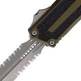 Microtech Scarab II Auto OTF Knife Gen III Apocalyptic Partially Serrated Dagger Blade Glass Breaker For EDC by Microtech