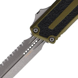 Microtech Auto Scarab II OTF DE Gen III 1280-12APOD Tactical Knife With Apocalyptic Serrated Blade For Collectors by Microtech