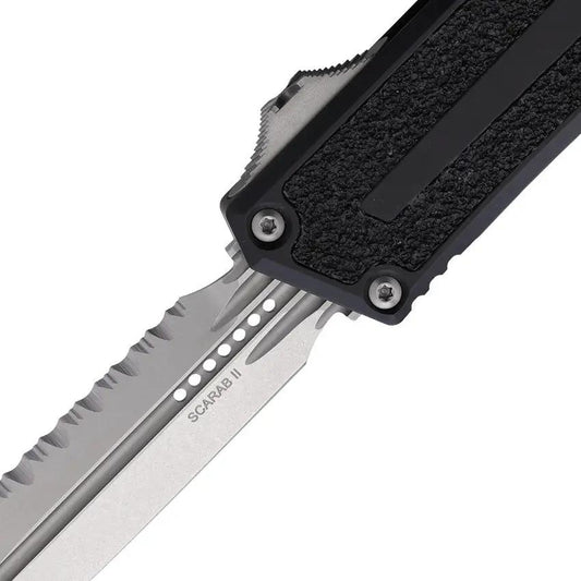 Microtech Scarab II OTF Automatic Knife DE Gen III 1280 12 Premium Glass Breaker Tactical EDC by Microtech