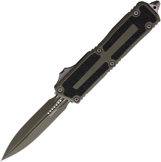 Microtech Auto Scarab II OTF DE Gen III Premium Knife Moss Green Cerakote Handle M390MK Blade For EDC Enthusiasts