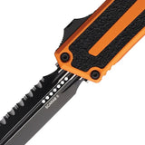 Microtech Auto Scarab II OTF D/E Gen III 1280-3OR Two-Tone Dagger Knife For EDC Enthusiasts by Microtech