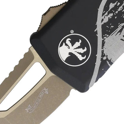 Microtech Auto Exocet OTF Knife Death Card TE 15813DCS For EDC Enthusiasts And Collectors by Microtech
