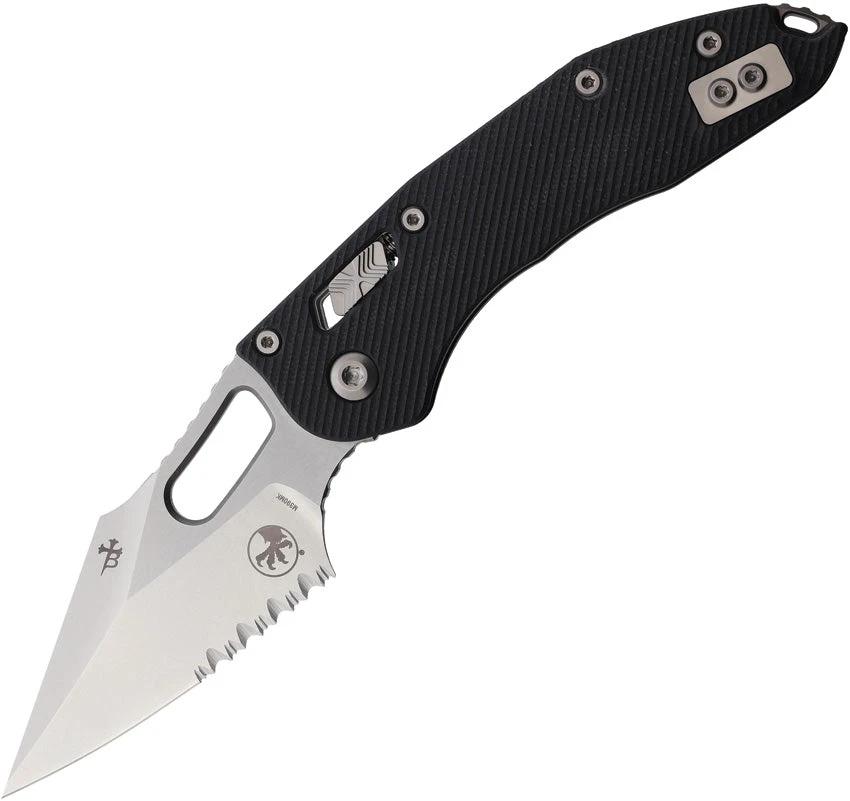 Microtech Stitch S E Ram Lok SWPS 3.75in M390 Blade Black G10 EDC Tactical Knife by Microtech