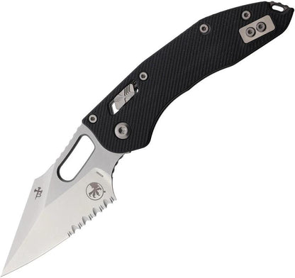Microtech Stitch S E Ram Lok SWPS 3.75in M390 Blade Black G10 EDC Tactical Knife by Microtech