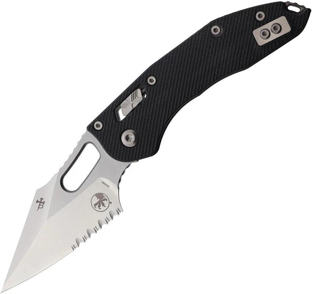 Microtech Stitch S E Ram Lok SWPS 3.75in M390 Blade Black G10 EDC Tactical Knife by Microtech