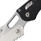 Microtech Stitch S E Ram Lok SWPS 3.75in M390 Blade Black G10 EDC Tactical Knife by Microtech