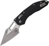 Microtech Stitch SE Ram Lok Knife Apocalyptic Black Finish 5 Inch Closed 3.75 Inch M390 Blade For EDC G10 Handle by Microtech