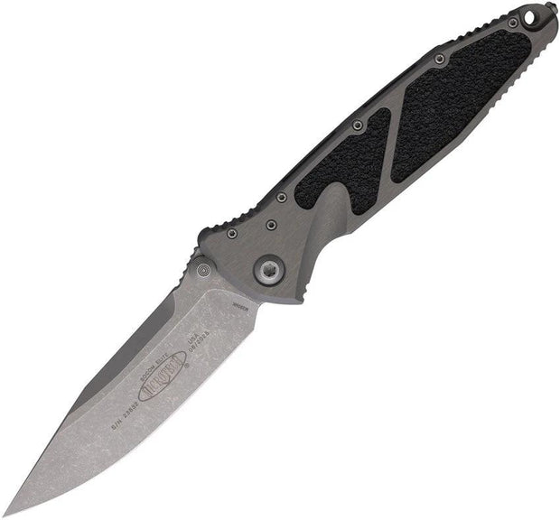 Microtech Socom Elite Linerlock Tactical Knife For EDC Enthusiasts With Apocalyptic Blade Finish And Glass Breaker by Microtech