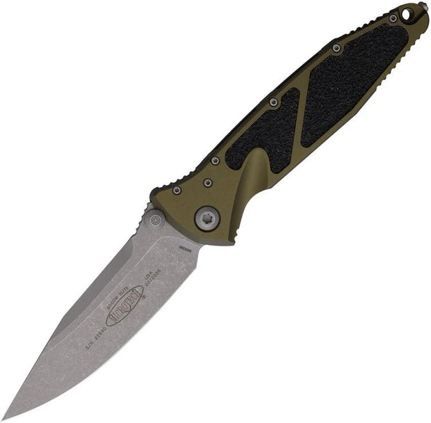 Microtech Socom Elite SE Linerlock OD Knife M390 Apocalyptic Finish 4 Inch Blade For EDC Enthusiasts by Microtech