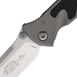 Microtech Socom Elite Linerlock Tactical Folding Knife For EDC Enthusiasts 4in Stonewash Blade Glass Breaker Clip by Microtech