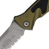 Microtech Socom Elite Linerlock EDC Tactical Knife With Apocalyptic Finish And Partially Serrated Blade by Microtech