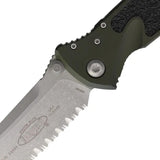 Microtech Socom Elite Serrated Edge Linerlock Knife 16011APWL For Tactical Enthusiasts by Microtech