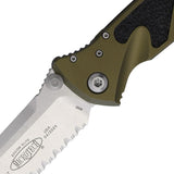 Microtech Socom Elite Knife Bohler M390 Stonewash Blade OD Green Aluminum Handle Linerlock For Tactical EDC Enthusiasts by Microtech