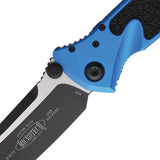 Microtech Socom Elite Linerlock Folding Knife Blue Aluminum Handle 160-1BL EDC Tactical by Microtech
