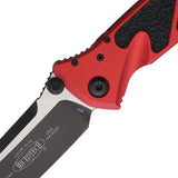 Microtech Socom Elite SE Linerlock Red Tactical Knife With Glass Breaker And Pocket Clip For Tactical Enthusiasts by Microtech