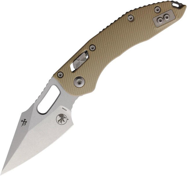 Microtech Stitch SE Ram Lok Fluted G10 Knife 3.75 Inch Blade M390MK For EDC Enthusiasts by Microtech